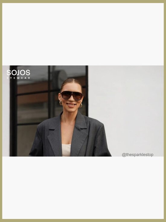 Retro Oversized Polarized Aviator Sunglasses with UV400 Protection